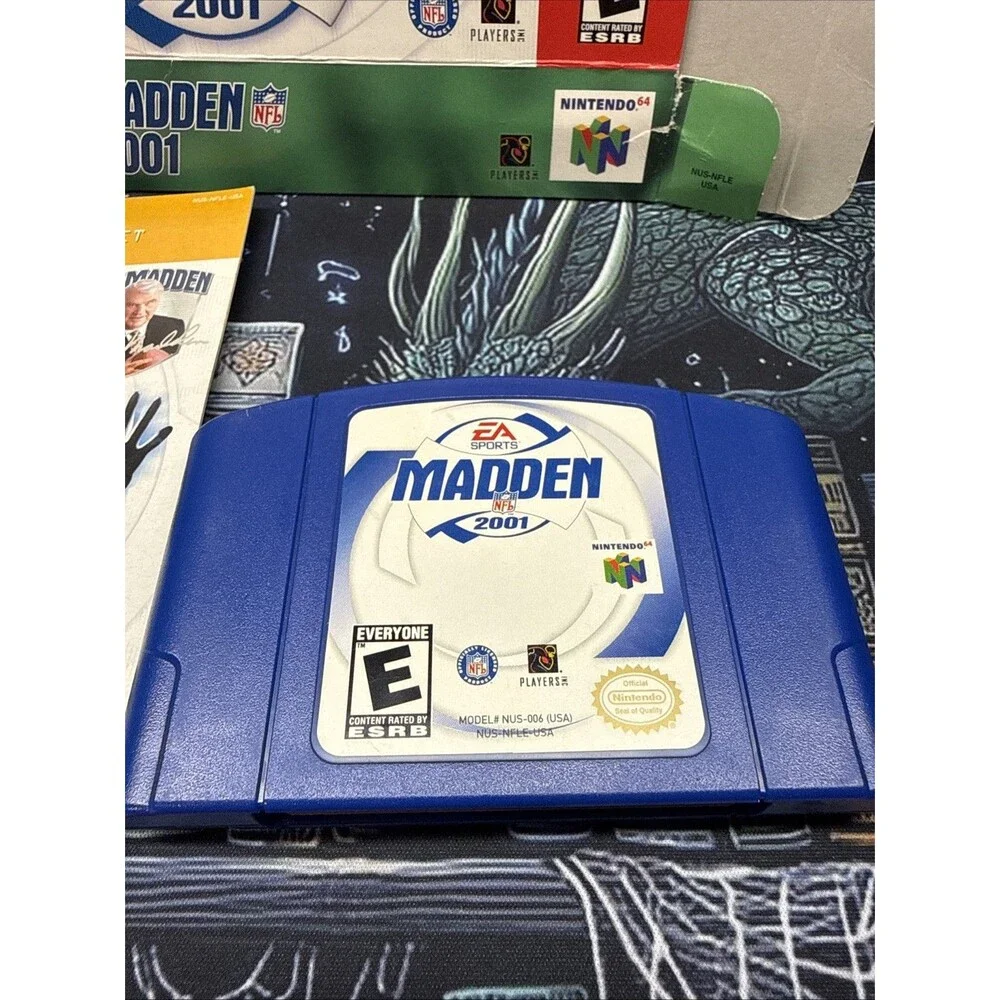 Madden 2001 Nintendo 64 Missing Box Insert